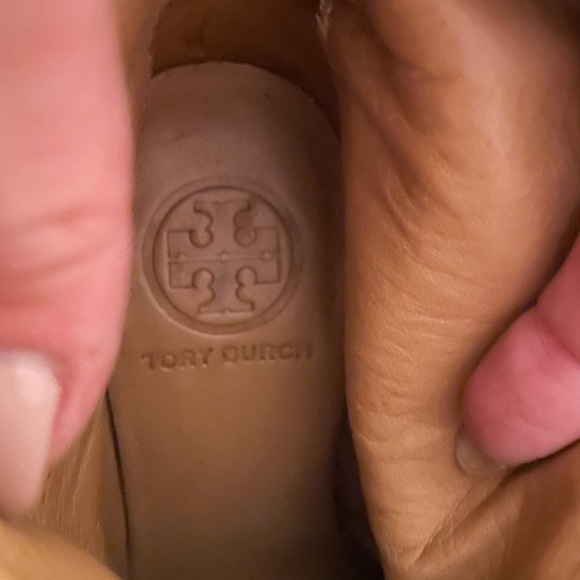 Pebbles leather Tory Burch loafer heel booties - Picture 5 of 7